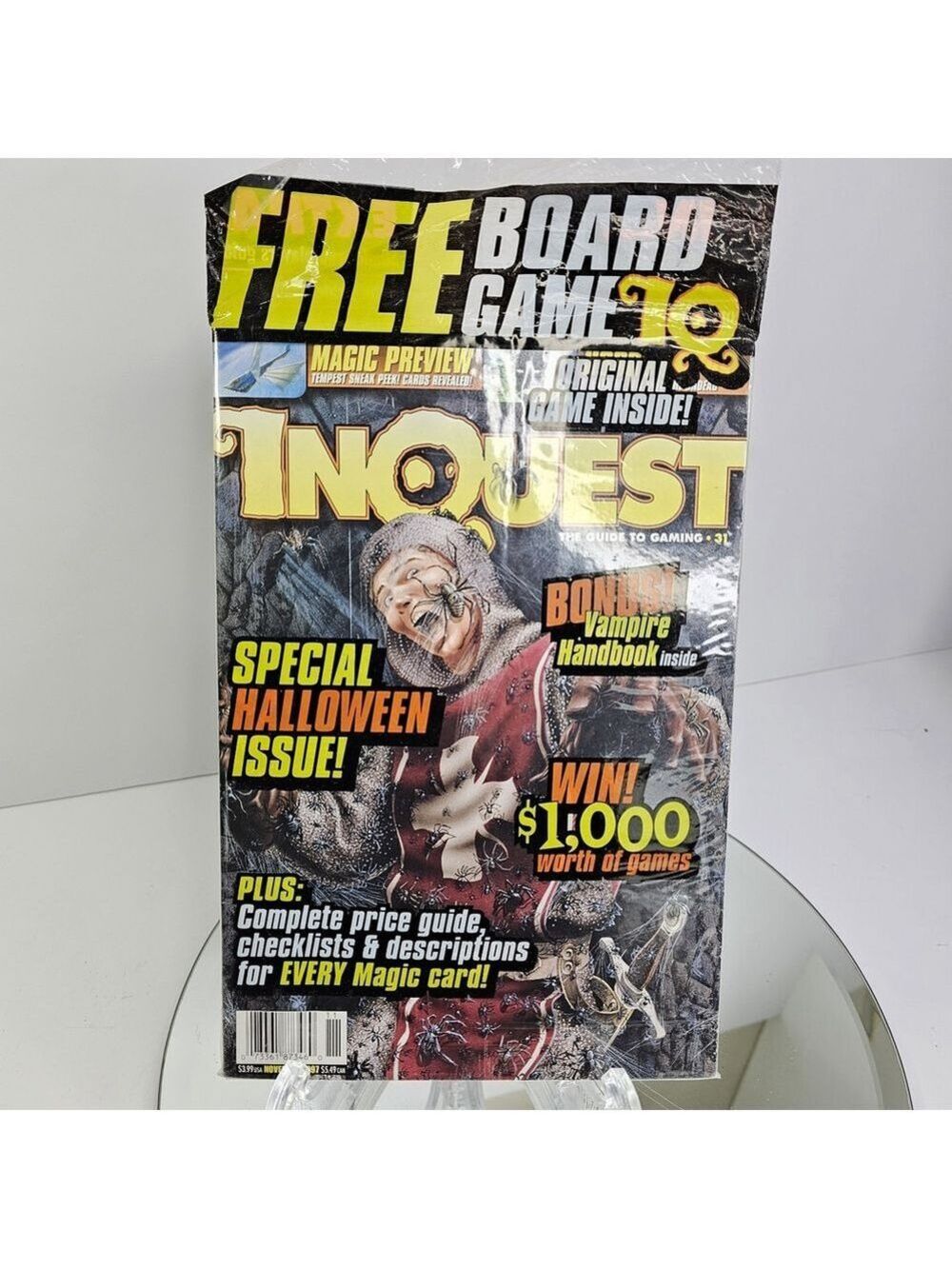 Inquest Magazine #31 November 1997 Sealed With Cards Accessories NEW